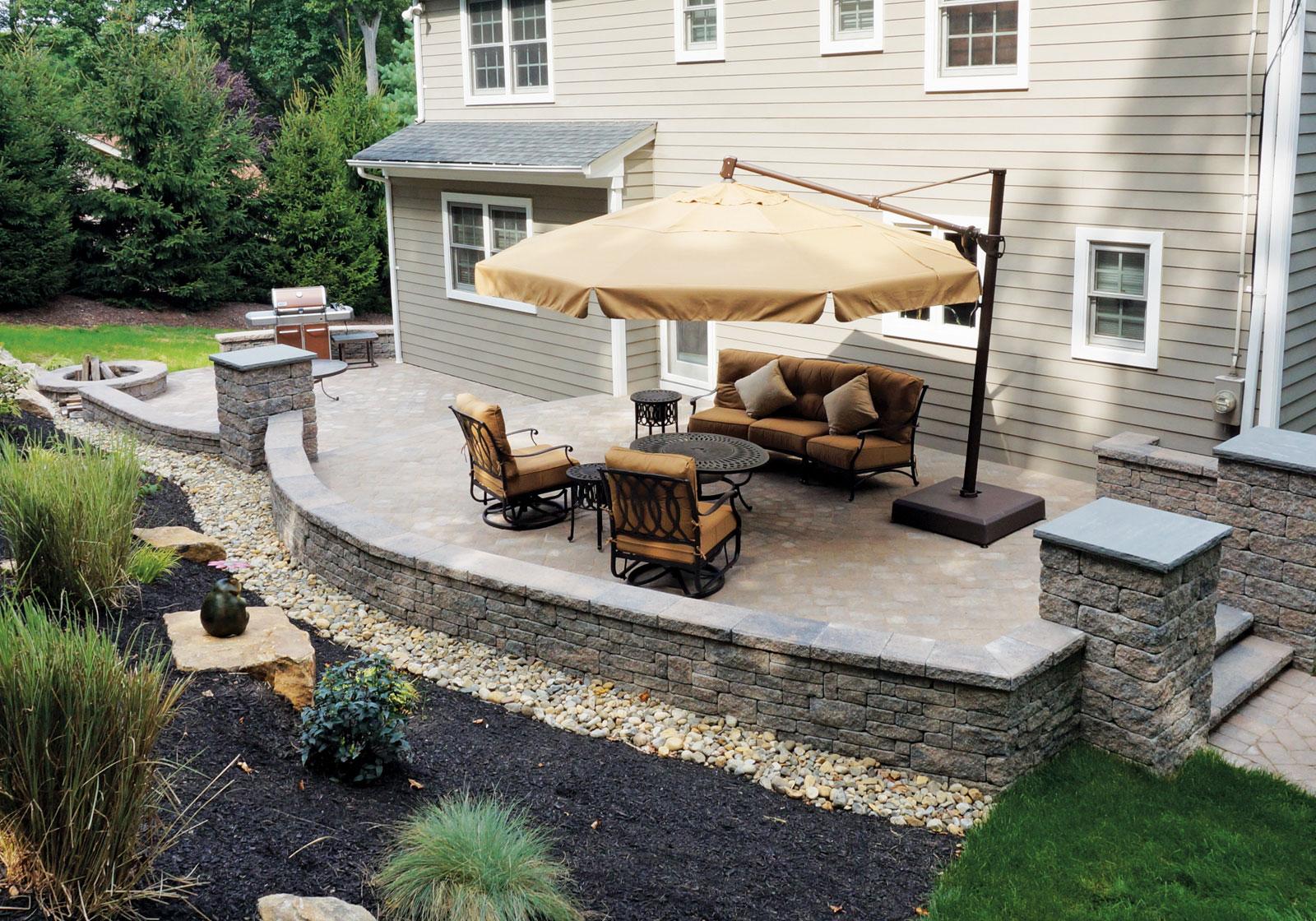 Backyard Patios Design Ideas Cornerstone Wall Solutions