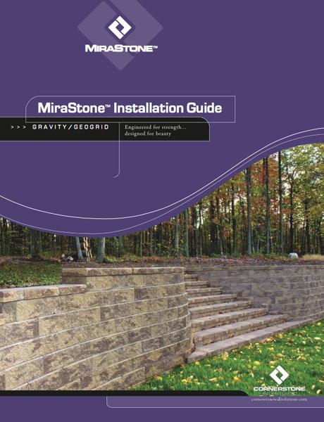 Mirastone retaining wall installation guide diy landscaping