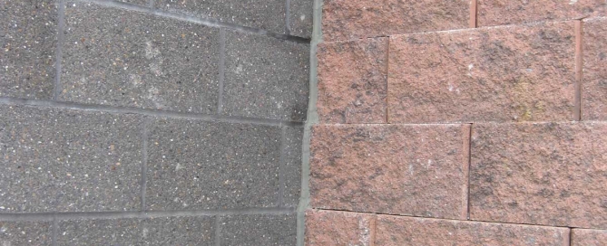 cornerstone retaining wall corner