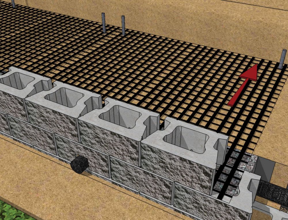 Build Cornerstone 100 Stairs with Retaining Wall Blocks