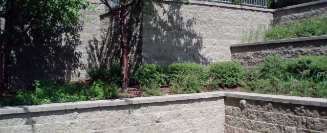 SAIT cornerstone retaining walls