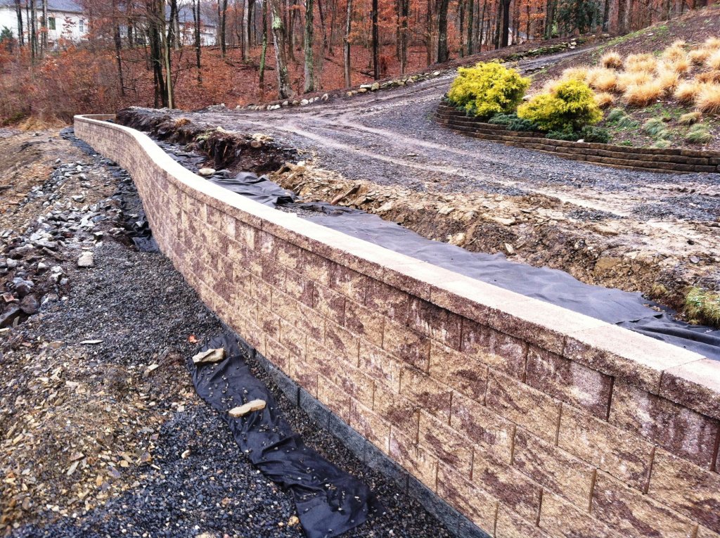 Waterfront Retaining Wall Construction