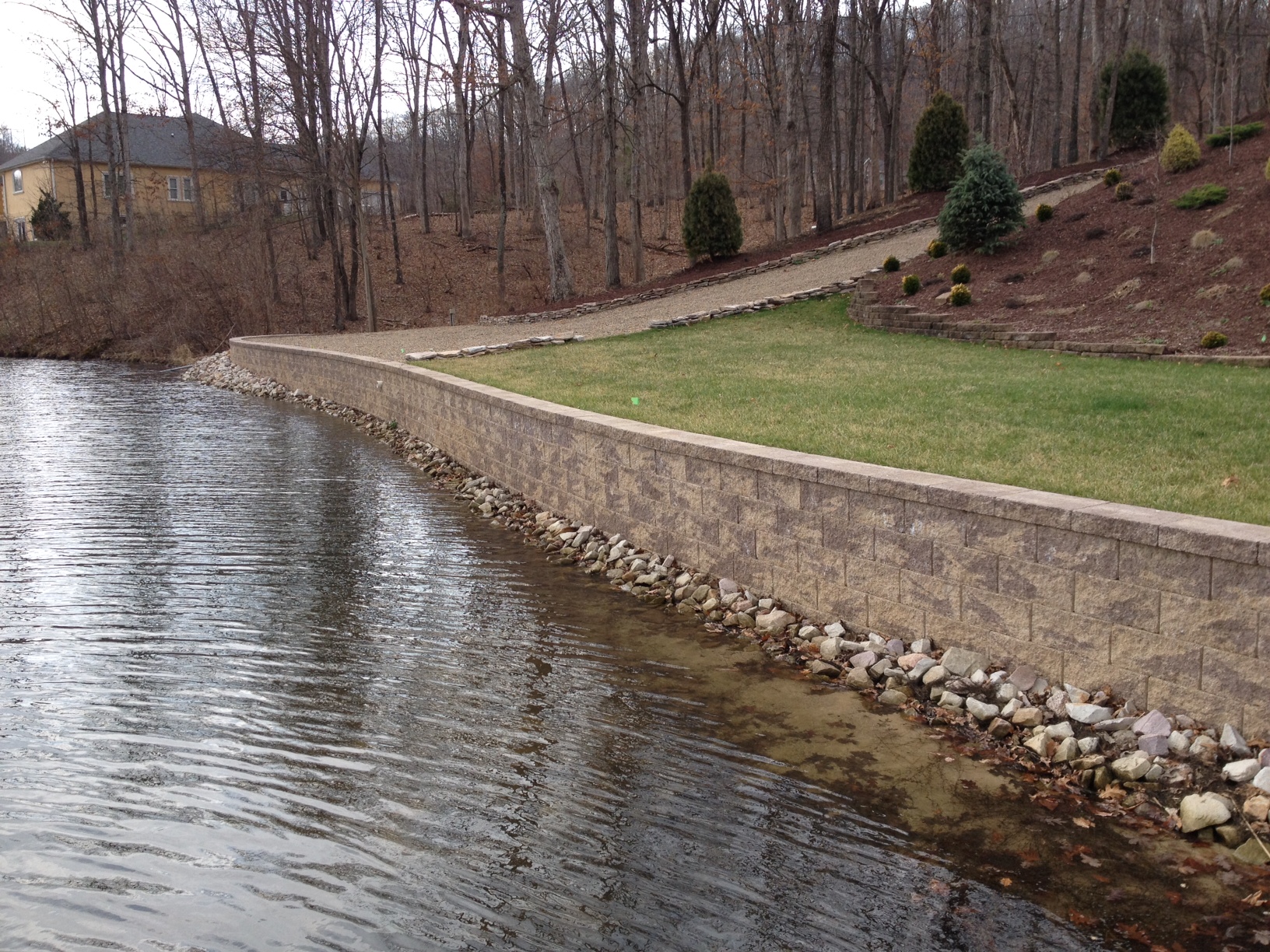 Waterfront Retaining Wall Property WV