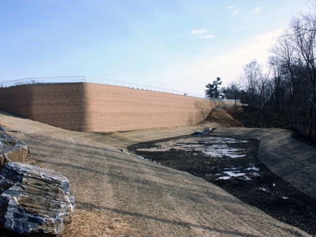 CornerStone Retaining Wall Along Conestoga River, Lancaster, Pennsylvania