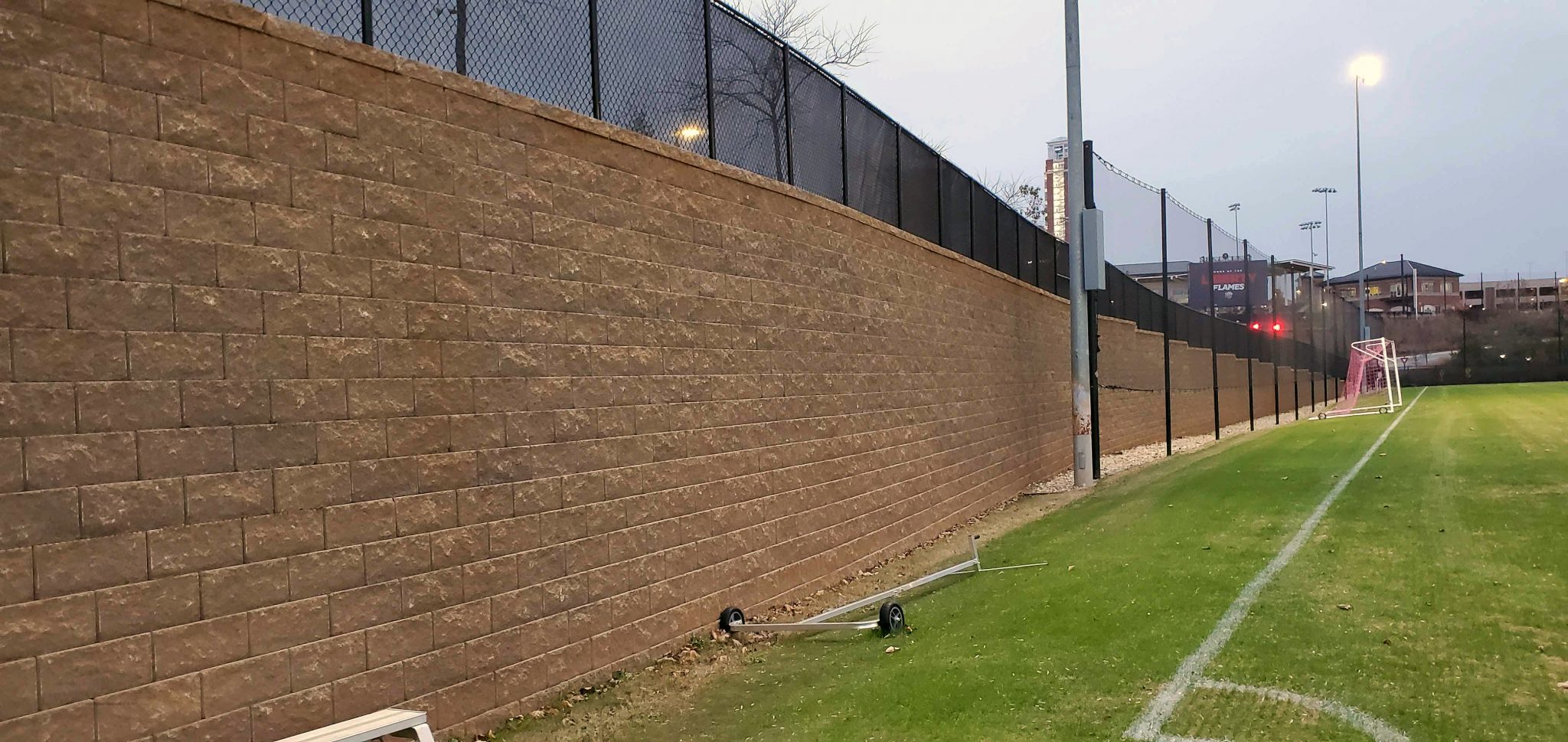 CornerStone Retaining Wall at Liberty University, Virginia