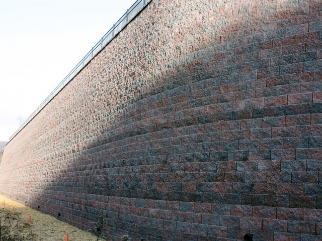 CornerStone Retaining Wall in Hampden Township, PA.
