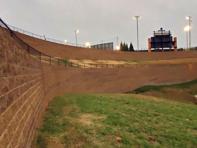 Liberty University Baseball Field - CornerStone Retaining Wall