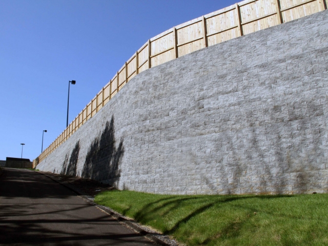 North Carolina CornerStone Retaining Wall