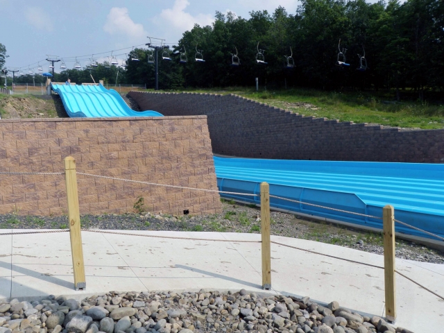 Waterpark Retaining Wall in Scranton, PA