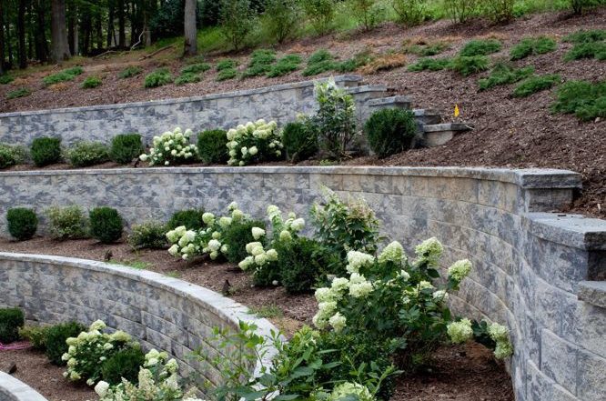 CornerStone Planter Retaining Wall Design Ideas