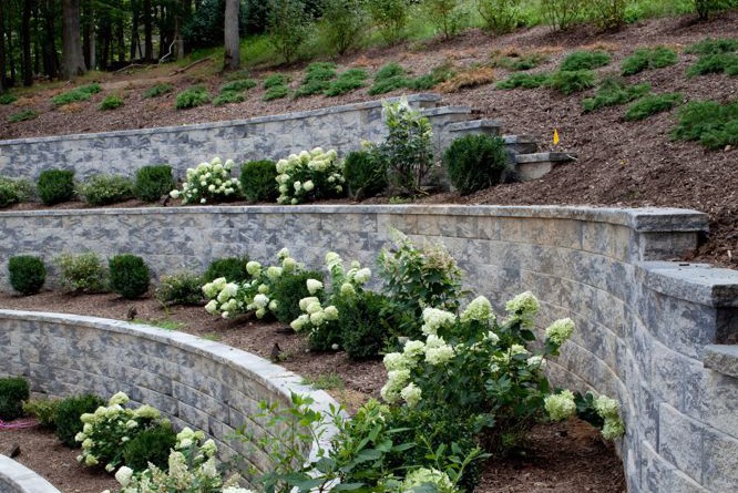 Planter Retaining Wall Design Ideas, Garden Wall Blocks Ideas For School