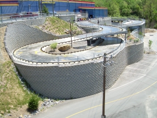 CornerStone100 Radius Face Retaining Wall, Asheville, NC