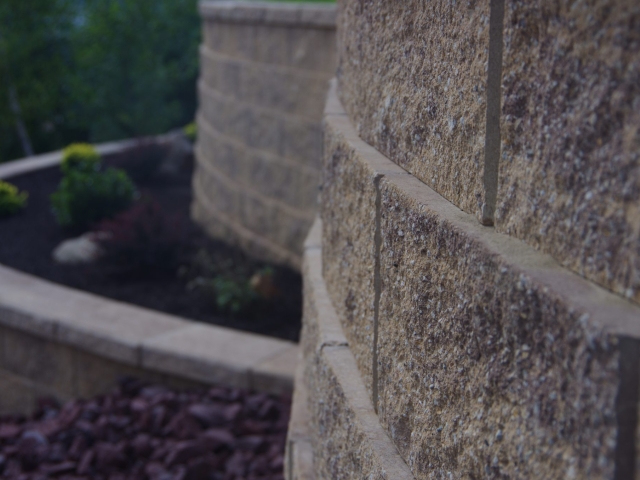 CornerStone100 retaining wall block textures