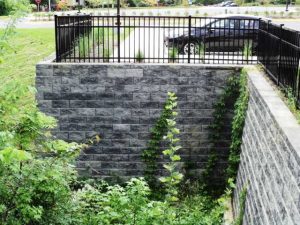 CornerStone 100 retaining wall block for corners.